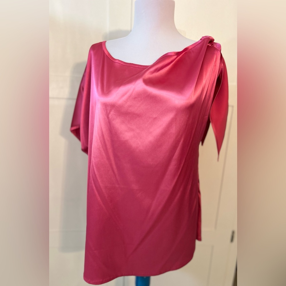 Satin Off Shoulder Blouse
